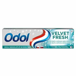 ODOL Velvet Fresh zubní pasta s fluoridem 75 ml obraz