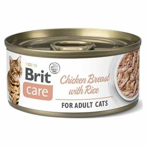 BRIT Care Chicken Breast with Rice konzerva pro kočky 70 g obraz