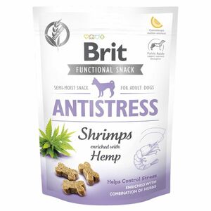 BRIT Care Functional Snack Antistress Shrimps s krevetami a konopím pro psy 150 g obraz