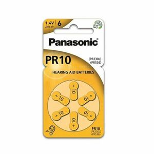 Panasonic PR 10 baterie do naslouchadel 6 ks obraz