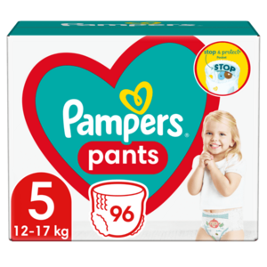 Pampers Pants vel. 5 Mega Pack 12-17 kg plenkové kalhotky 96 ks obraz
