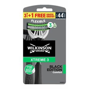 Wilkinson Xtreme3 Black Edition Comfort pánský jednorázový holicí strojek 3+1 ks obraz