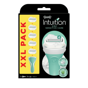 Wilkinson Intuition Sensitive Care XXL pack holicí strojek +5 náhradních hlavic obraz