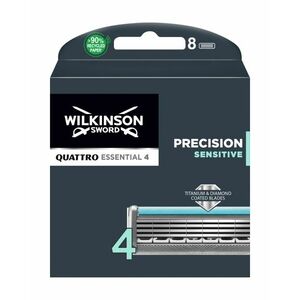 Wilkinson Quattro Essential 4 Precision Sensitive náhradní hlavice 8 ks obraz