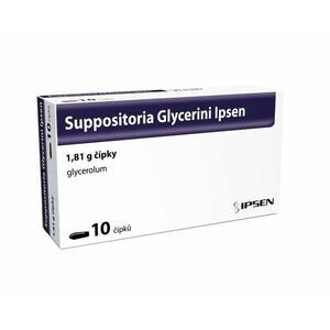 Suppositoria Glycerini Ipsen 1, 81 g čípky 10 ks obraz