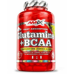 Amix L-Glutamine + BCAA 360 kapslí obraz