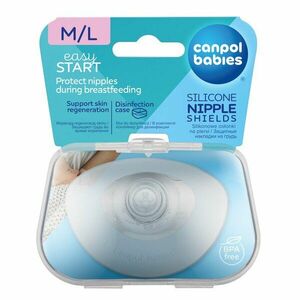 Canpol babies Chránič prsní bradavky EasyStart univerzální M/L 2 ks obraz