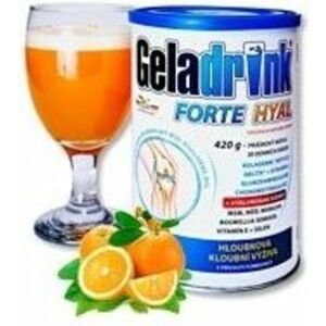 Geladrink FORTE HYAL práškový nápoj pomeranč 420 g obraz