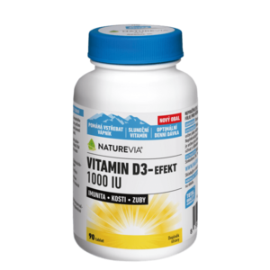 NatureVia Vitamin D3-efekt 1000 I.U. 90 tablet obraz