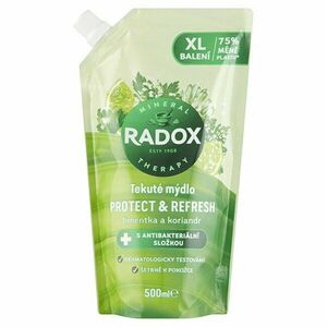 Radox Tekuté mýdlo s antibakteriální složkou náhradní náplň Protect + Refresh 500 ml obraz