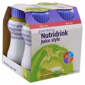 Nutridrink Juice Style s jablečnou příchutí 4 x 200 ml obraz