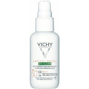Vichy Capital Soleil UV-CLEAR fluid SPF 50+ na ochranu proti slunečnímu záření a nedokonalostem pleti 40 ml obraz