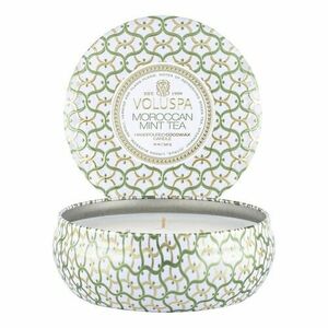 VOLUSPA - Maison Blanc Moroccan Mint Tea 3 Wick Tin Candle - Svíčka obraz