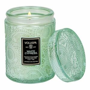 VOLUSPA - Japonica White Cypress Small Jar Candle - Svíčka obraz