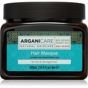 Arganicare Argan Oil & Shea Butter Hair Masque hydratační a vyživující maska pro suché a poškozené vlasy 500 ml obraz
