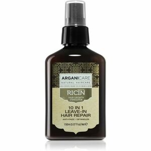 Arganicare Ricin 10 In 1 Leave-In Hair Repair vlasová kúra 10 v 1 pro výživu a lesk 150 ml obraz