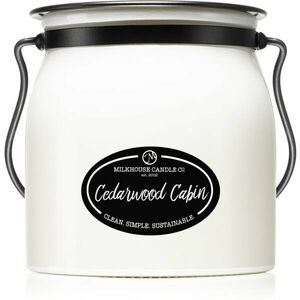Milkhouse Candle Co. Creamery Cedarwood Cabin vonná svíčka Butter Jar 454 g obraz