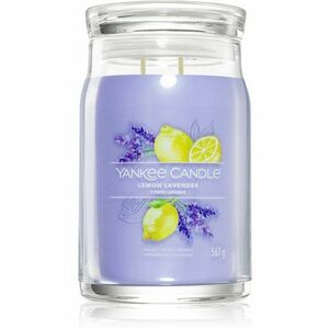 Yankee Candle Lemon Lavender vonná svíčka Signature 567 g obraz