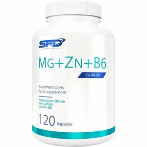 SFD Nutrition Mg + Zn + B6 kapsle pro krásné vlasy, pleť a nehty 120 cps obraz