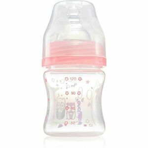 BabyOno Baby Bottle kojenecká láhev anti-colic 0m+ Pink 120 ml obraz