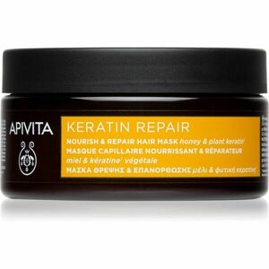 Apivita Keratin Repair obnovující maska pro poškozené vlasy s keratinem 200 ml obraz