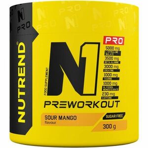 Nutrend N1 Pro podpora sportovního výkonu s kofeinem příchuť Sour Mango 300 g obraz