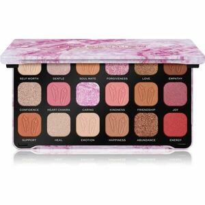Makeup Revolution Crystal Aura Forever Flawless paletka očních stínů odstín Rose Quartz 19, 8 g obraz