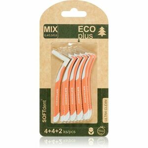 SOFTdent ECO Interdental brushes mezizubní kartáčky Mix - 0, 4/0, 5/0, 6 mmm 10 ks obraz