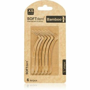 SOFTdent Bamboo Interdental Brushes mezizubní kartáčky z bambusu 0, 4 mm 6 ks obraz