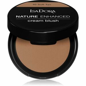 IsaDora Nature Enhanced Cream Blush kompaktní tvářenka se štětcem a zrcátkem odstín 40 Soft Tan 3 g obraz