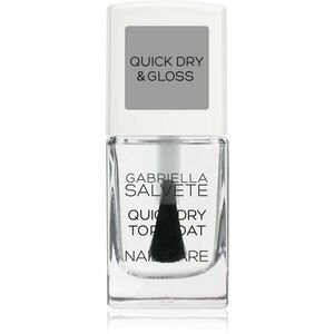 Gabriella Salvete Nail Care Quick Dry & Gloss rychleschnoucí vrchní lak 11 ml obraz