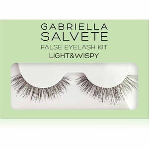 Gabriella Salvete False Eyelash Kit Light & Wispy umělé řasy s lepidlem 1 ks obraz