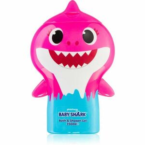 Corsair Baby Shark sprchový a koupelový gel pro děti Pink 350 ml obraz