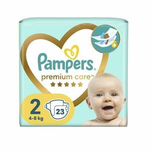 Pampers Premium Care vel. 2 4-8 kg dětské pleny 23 ks obraz
