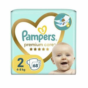 Pampers Premium Care vel. 2 4-8 kg dětské pleny 68 ks obraz
