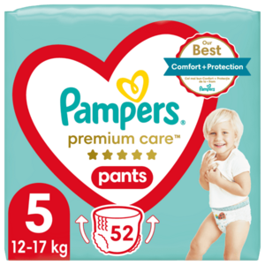 Pampers Premium Care Pants vel. 5 dětské plenkové kalhotky 52 ks obraz