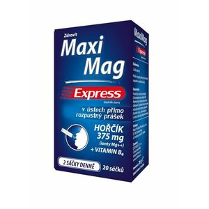 Zdrovit MaxiMag Express hořčík 375 mg + B6 direct 20 sáčků obraz