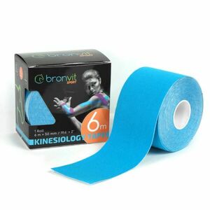 BronVit Sport Kinesio Tape classic 5 cm x 6 m tejpovací páska modrá obraz