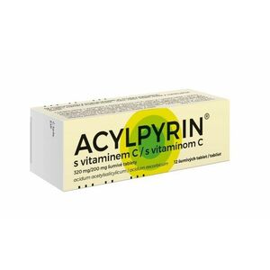 Acylpyrin s vitaminem C 320 mg/200 mg 12 šumivých tablet obraz