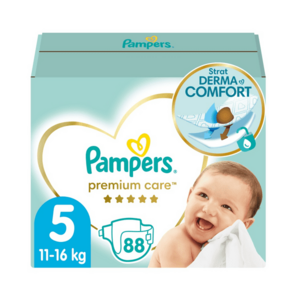 Pampers Premium Care vel. 5 11–16 kg dětské pleny 88 ks obraz