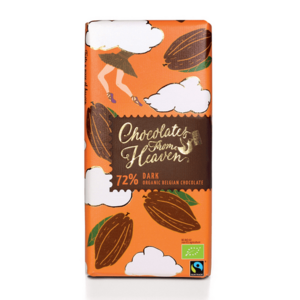 Chocolates from Heaven BIO hořká čokoláda 72% 100 g obraz