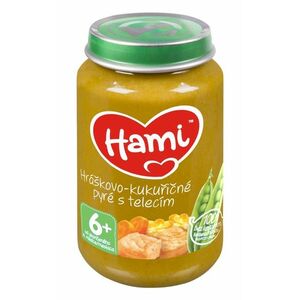 Hami Hráškovo-kukuřičné pyré s telecím 6m+ 200 g obraz
