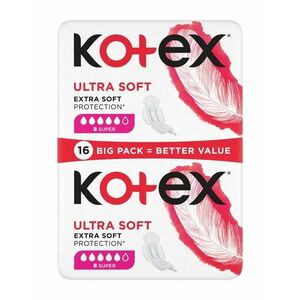 Kotex Ultra Soft Super vložky 16 ks obraz