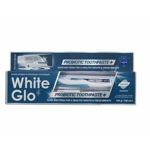 White Glo Probiotic bělicí zubní pasta 100 ml + kartáček obraz