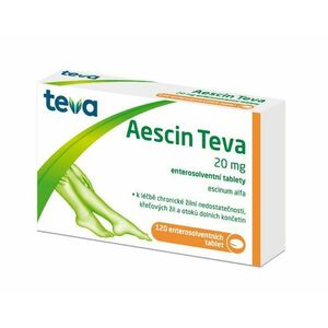 Teva Aescin 20 mg 120 tablet obraz