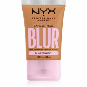NYX Professional Makeup Bare With Me Blur Tint hydratační make-up odstín 08 Golden Light 30 ml obraz