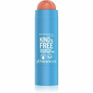 Rimmel Kind & Free multifunkční líčidlo pro oči, rty a tvář odstín 002 Peachy Cheeks 5 g obraz