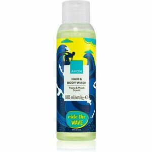Avon Travel Kit Ride The Wave sprchový gel a šampon 2 v 1 100 ml obraz