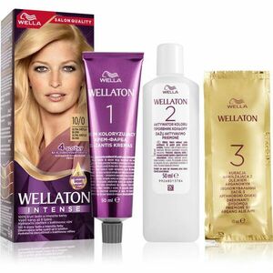 Wella Wellaton Intense permanentní barva na vlasy s arganovým olejem odstín 10/0 Lightest Blonde 1 ks obraz