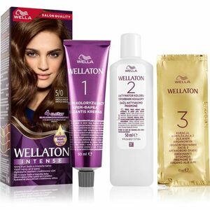 Wella Wellaton Intense permanentní barva na vlasy s arganovým olejem odstín 5/0 Light Brown 1 ks obraz